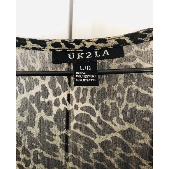 LEOPARD PRINT BLOUSE - Picture 3 of 4